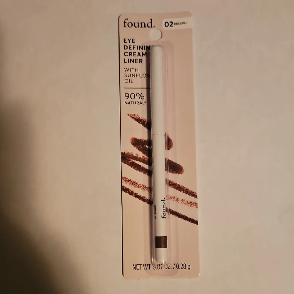 found. Brown Eye Defining Cream Liner With Sunflower Oil NIP